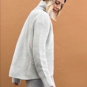 Kit and Ace Cashmere Ash Turtleneck